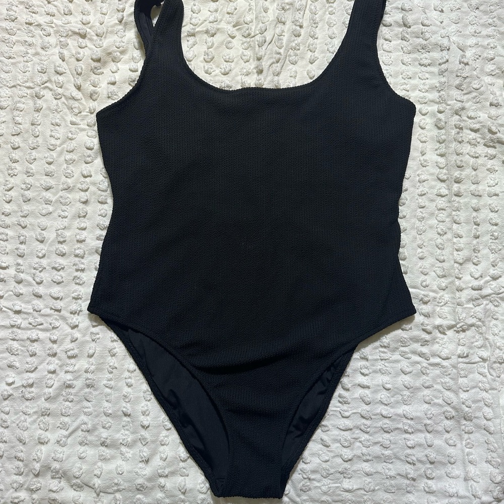 PINK Victoria's Secret Black One Piece Swimsuit Timeless Design
